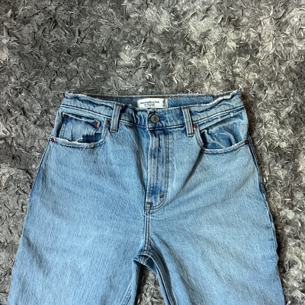 Abercrombie and Fitch 90s ultra straight Jeans